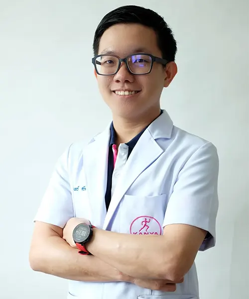 กภ.วัชรินทร์ ศรีศักดาราษฎร์ นักกายภาพบำบัดระบบกระดูกและกล้ามเนื้อ เเละคลินิกเวียนศีรษะบ้านหมุน ประจำกันยา คลินิกกายภาพบำบัด สาขาประชาชื่น