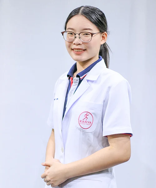 กภ.กัญจนพร สุกสวรรณวิทย์ นักกายภาพบำบัดประจำกันยา คลินิกกายภาพบำบัด สาขาสิรินธร