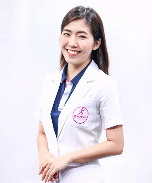 กภ.ปวีณา มลกุล นักกายภาพบำบัดประจำกันยา คลินิกกายภาพบำบัด สาขาสิรินธร