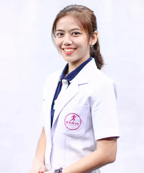 กภ.ปิยนุช​ บริพันธ์ทวีนันท์ นักกายภาพบำบัดประจำกันยา คลินิกกายภาพบำบัด สาขาสิรินธร มีประสบการณ์ดูแลผู้ป่วยระบบกระดูกกล้ามเนื้ออย่างใส่ใจ