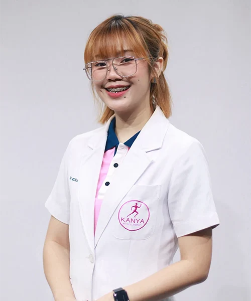 กภ.พรชนก คงวินิจ นักกายภาพบำบัดประจำกันยา คลินิกกายภาพบำบัด สาขาสิรินธร