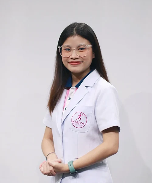 กภ.รดาธร จันดารัตน์ นักกายภาพบำบัดประจำกันยา คลินิกกายภาพบำบัด สาขาสิรินธร