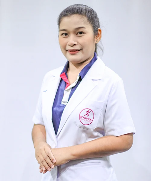 กภ.สุชาดา คณะรูป นักกายภาพบำบัดประจำกันยา คลินิกกายภาพบำบัด สาขาสิรินธร