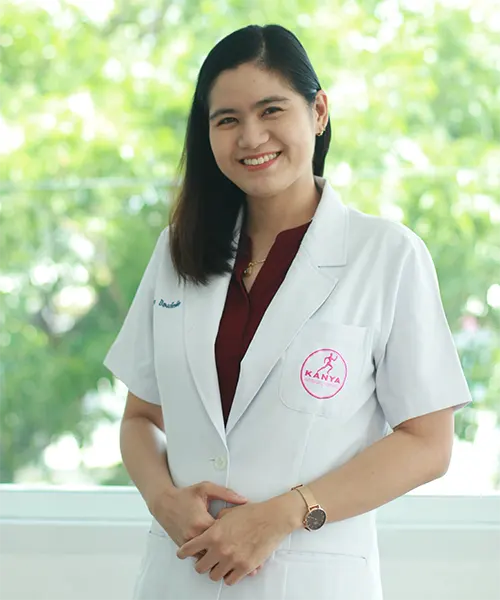 กภ.อุดมพร ป้องเกียรติชัย นักกายภาพบำบัดประจำกันยา คลินิกกายภาพบำบัด สาขาเพชรเกษม