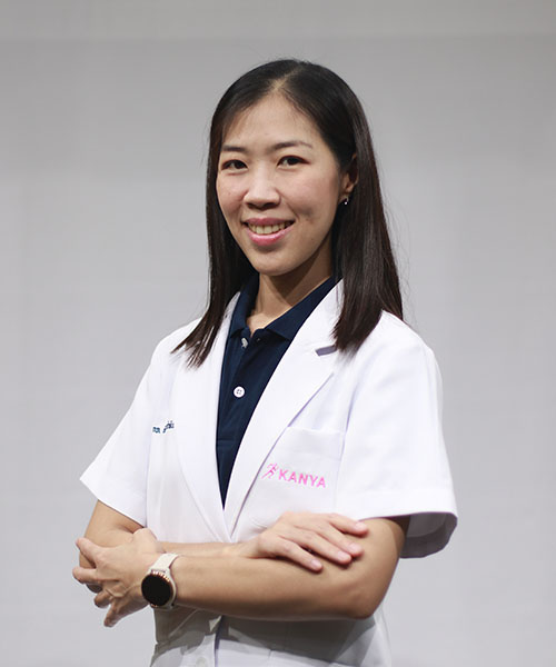 กภ.เกศกนก พิสิฐอรรถกุล นักกายภาพบำบัดประจำกันยา คลินิกกายภาพบำบัด สาขาสิรินธร