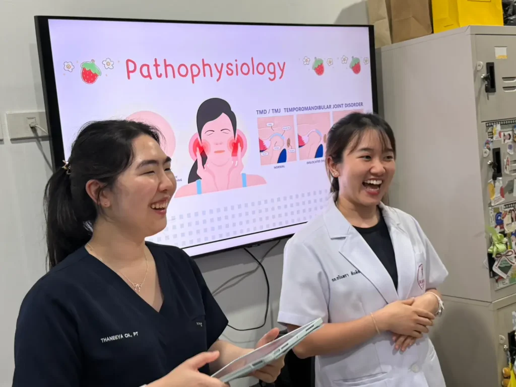 กันยาคลินิกกายภาพบำบัด สาขาประชาชื่น จัดอบรมภายในอัปเดตการดูแลภาวะข้อต่อขากรรไกรผิดปกติ (TMD) เพื่อพัฒนามาตรฐานการรักษาอย่างต่อเนื่อง