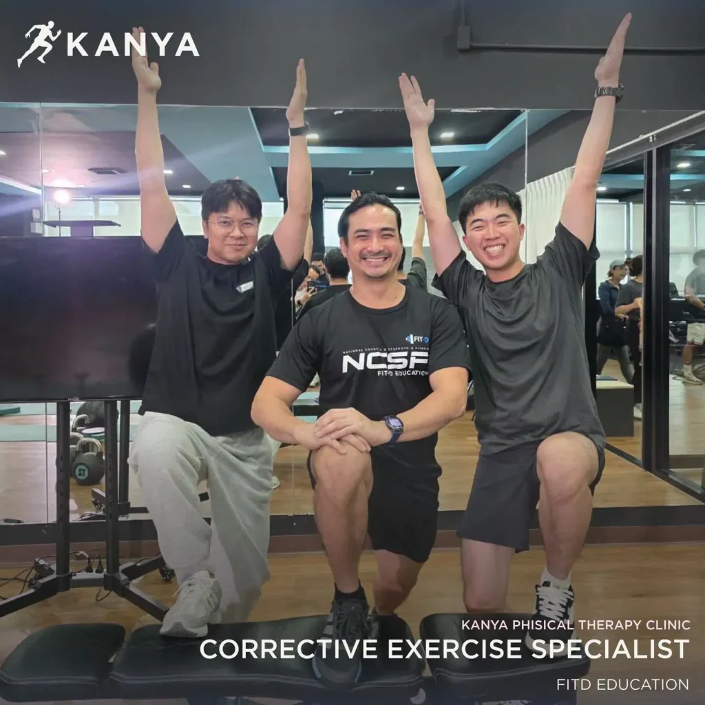 นักกายภาพบำบัดกันยาคลินิก สาขาประชาชื่น เข้าร่วมอบรม corrective exercise specialist